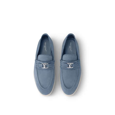 mocasines louis vuitton azules|louis vuitton dress loafers.